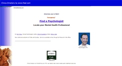 Desktop Screenshot of clinicsdirectory.com